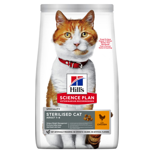 Hill's Science Plan Adult Sterilised Cat mit Huhn Katzenfutter