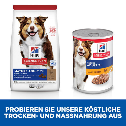 Hill's Mature Adult Medium Lamm & Reis Hundefutter