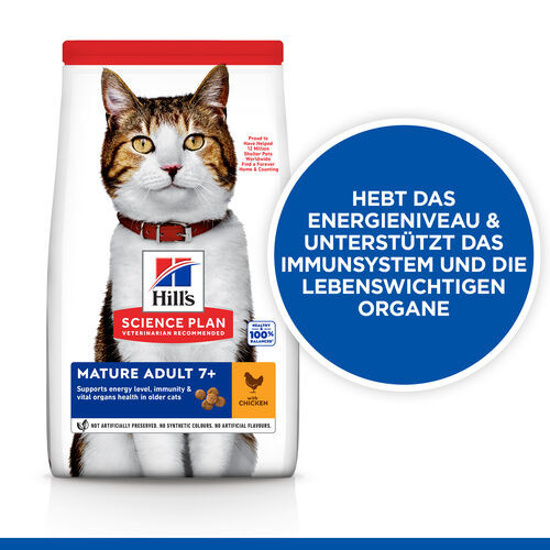 Hill's Mature Adult 7+ mit Huhn Katzenfutter