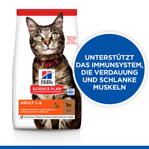 Hill's Adult mit Lamm Reis Katzenfutter