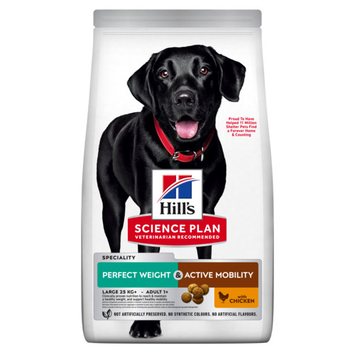 Hill's  Adult Large Perfect Weight & Active Mobility mit Huhn Hundefutter