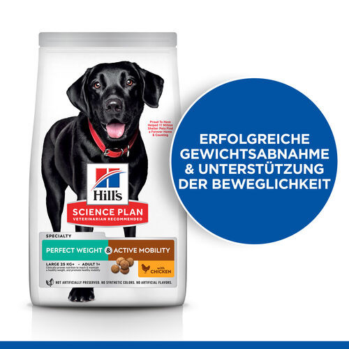 Hill's  Adult Large Perfect Weight & Active Mobility mit Huhn Hundefutter