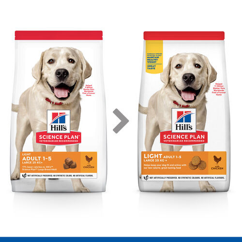 Hill's Adult Light Large Breed Huhn Hundefutter