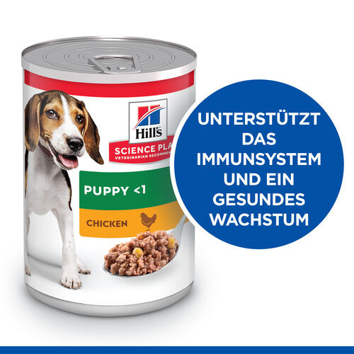 Hill's Puppy Huhn Hundefutter (in Dosen 370g)