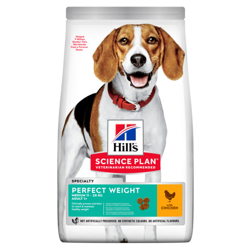 Hill's Adult Perfect Weight Medium au poulet pour chien