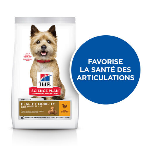 Hill's Healthy Mobility Adulte Petites Races au poulet pour chien