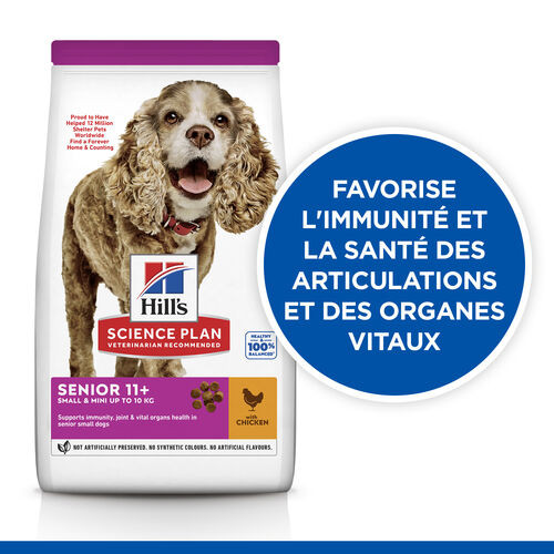 Hill's Senior Small & Mini au poulet pour chien