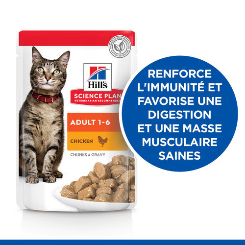 Hill's Adult pâtée pour chat au poulet (85 g)