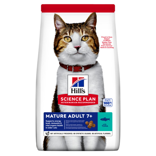 Hill’s Mature Adult 7+ au thon pour chat