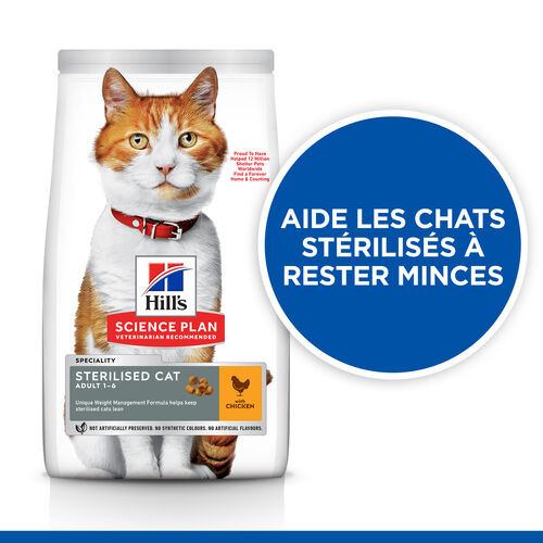 Hill's Science Plan Sterilised Adult au poulet pour chat