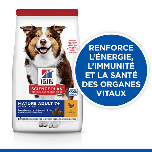 Hill's Mature Adult Medium au poulet pour chien