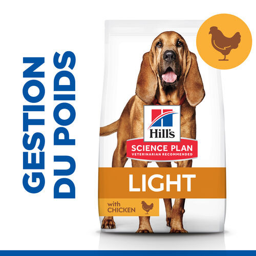 Hill's Mature Adult 7+ Light Medium au poulet pour chien