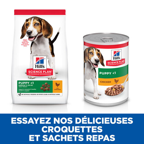 Hill's Puppy Medium au poulet pour chiot