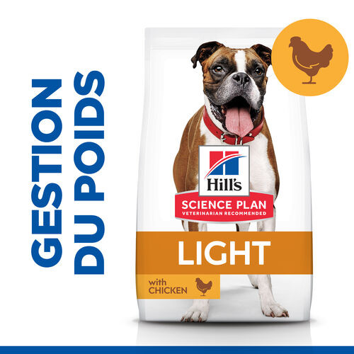 Hill's Adult Light Medium au poulet pour chien