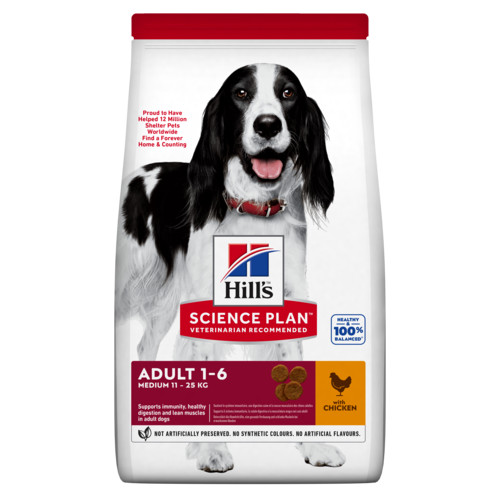 Hill's Adult Medium au poulet pour chien