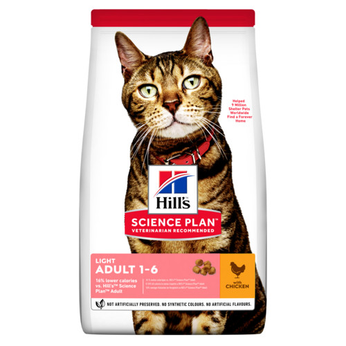 Hill's Light Adult au poulet pour chat