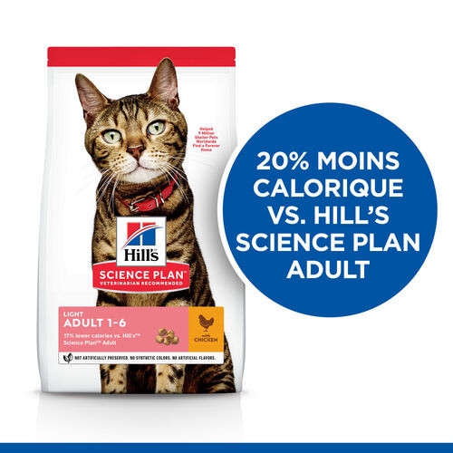 Hill's Light Adult au poulet pour chat