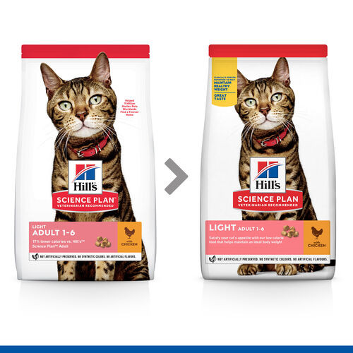 Hill's Light Adult au poulet pour chat