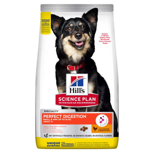 Hill's Adult Perfect Digestion Small&Mini au poulet & riz brun pour chien