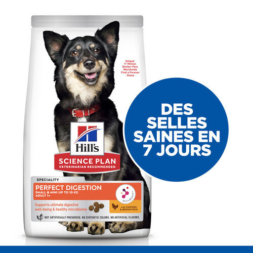 Hill's Adult Perfect Digestion Small&Mini au poulet & riz brun pour chien