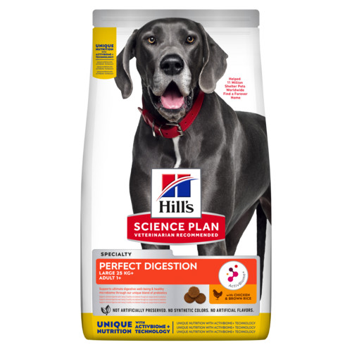 Hill's Adult Perfect Digestion Large au poulet & riz brun pour chien
