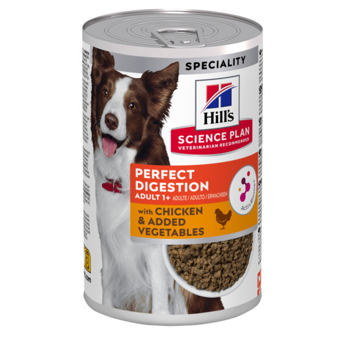 Hill's Adult Perfect Digestion au poulet pâtée pour chien 363g boîte