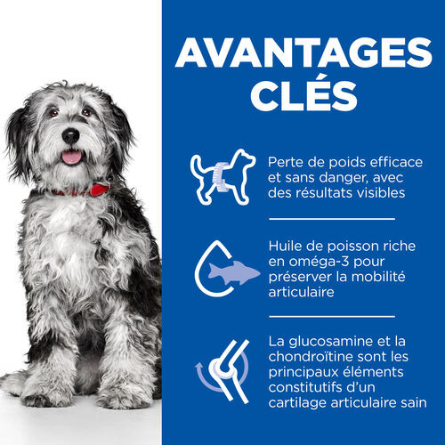 Hill's  Adult Medium Perfect Weight & Active Mobility au poulet pour chien