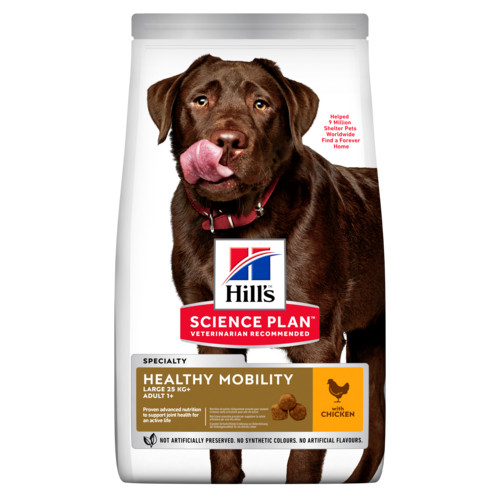 Hill's Adulte Healthy Mobility Grande Race au poulet pour chien