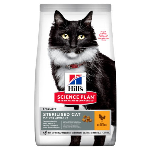 Hill's Mature Adult 7+ Sterilised au poulet pour chat