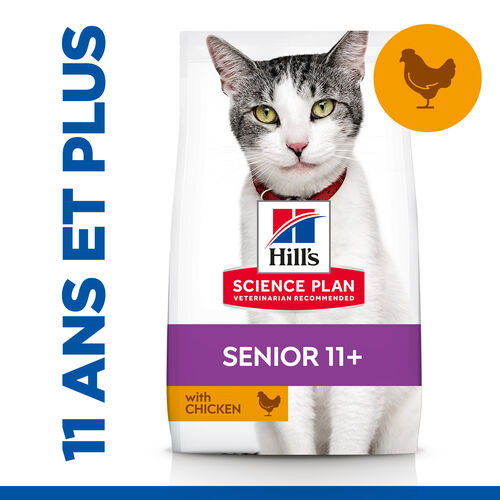 Hill's Senior 11+ au poulet pour chat