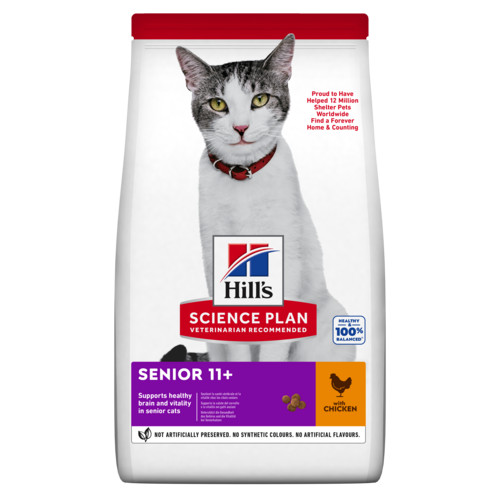 Hill's Senior 11+ au poulet pour chat