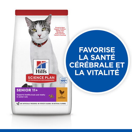 Hill's Senior 11+ au poulet pour chat