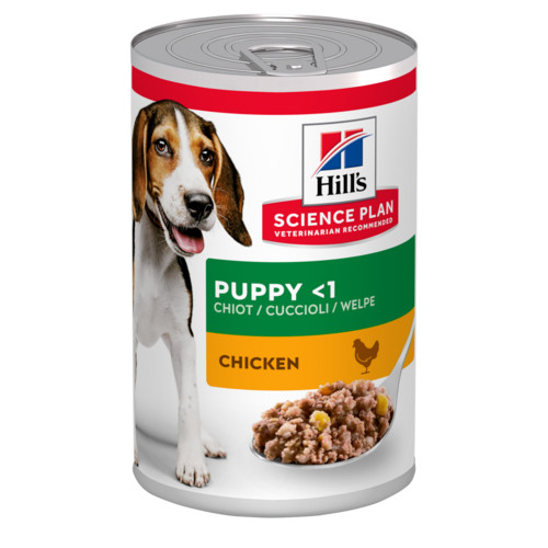 Hill's Puppy pâtée au poulet pour chiot (boîte 370 g)