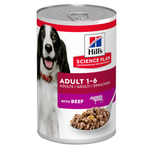 Hill's Adult au bœuf pour chien (boîte 370 g)