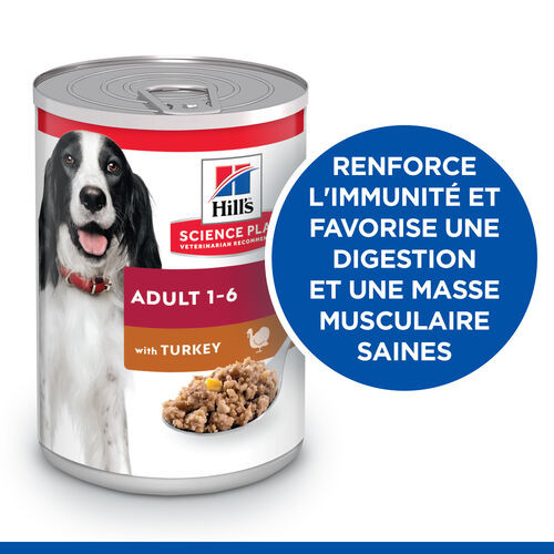 Hill's Adult pâtée pour chien à la dinde