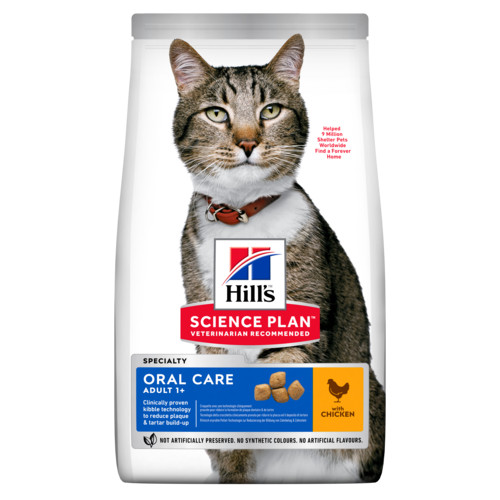 Hill's Oral Care Adult poulet pour chat