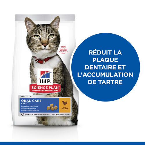 Hill's Oral Care Adult poulet pour chat