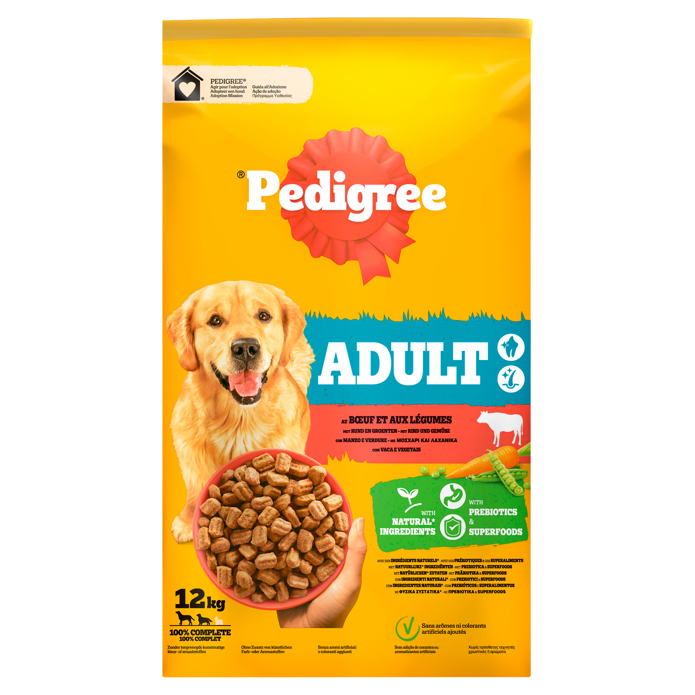 Pedigree Adult au bœuf et légumes pour chien