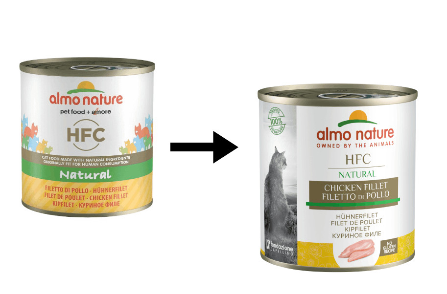 Almo Nature HFC Natural Hühnerfilet Katzen-Nassfutter (280 g)