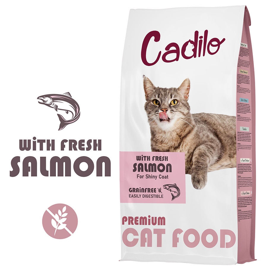 Cadilo Adult Grainfree w/Fresh Salmon - premium kattenvoer
