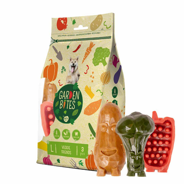 Garden Bites Veggie Friends hondensnack