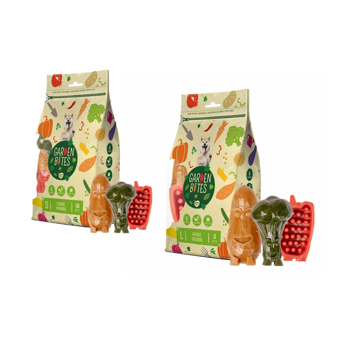 Garden Bites Veggie Friends hondensnack