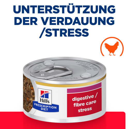 Hill's Prescription Diet Gastrointestinal Biome Stress stoofpotje voor kat met kip & groenten blik