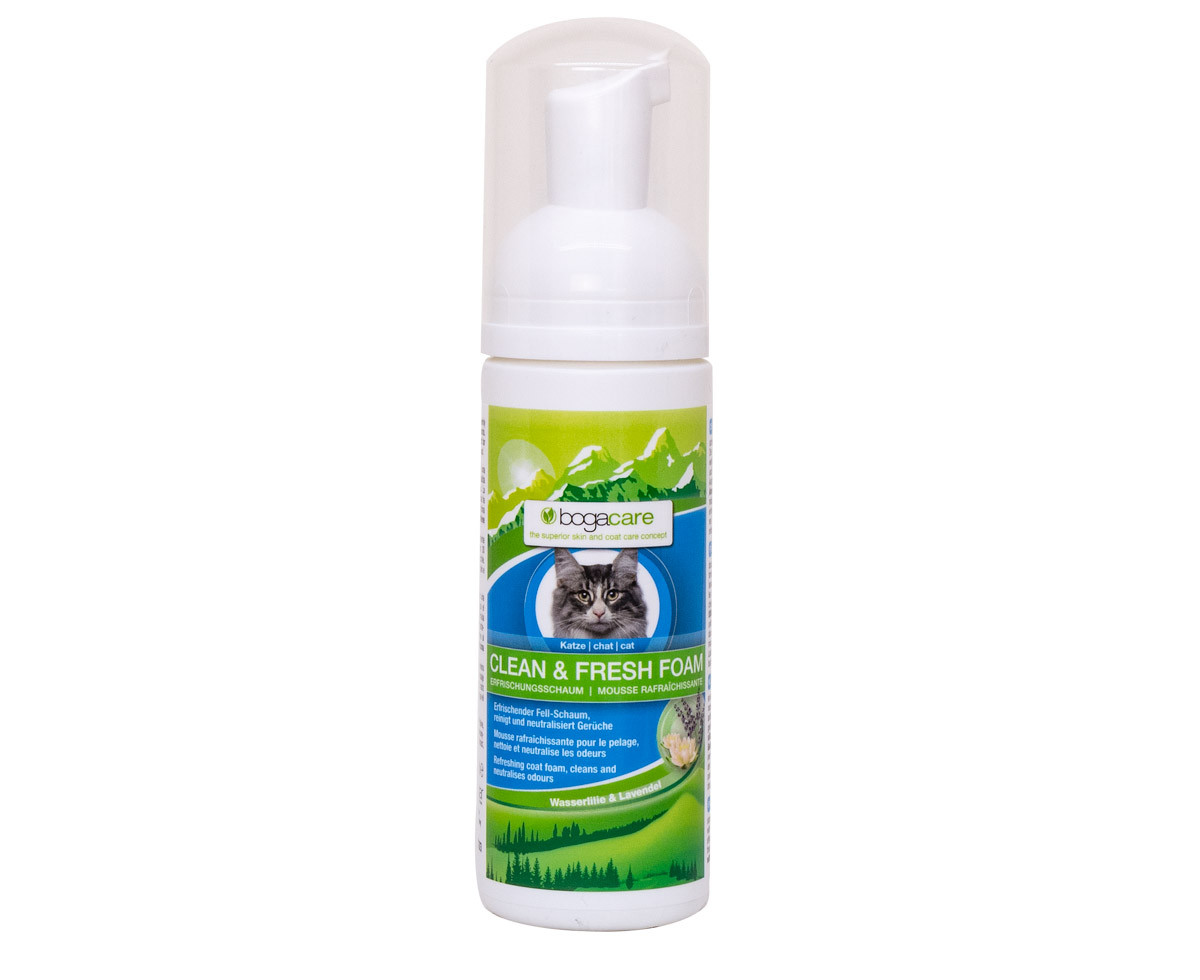 Bogacare Clean Fresh Foam droogshampoo voor hond/kat
