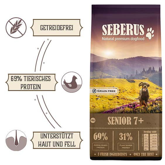 Seberus Senior 7+ hondenvoer