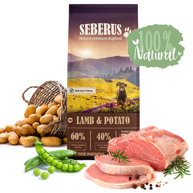 Seberus Lamb & Potato - natürliches, getreidefreies Hundefutter