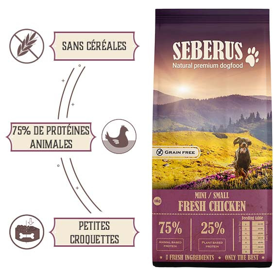 Seberus Mini/SB Classic - natuurlijk graanvrij hondenvoer