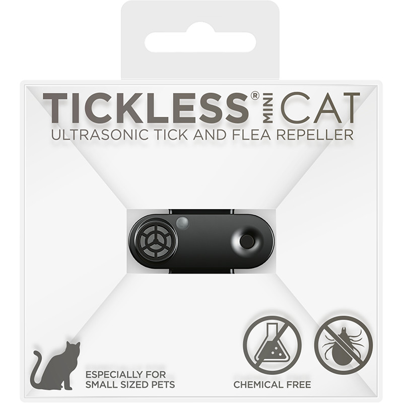 Tickless Mini ultrasone oplaadbare vlo- en tekenverjager kat