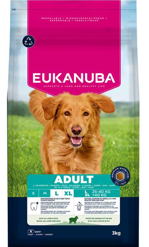 Eukanuba Adult Large mit Lamm & Reis Hundefutter