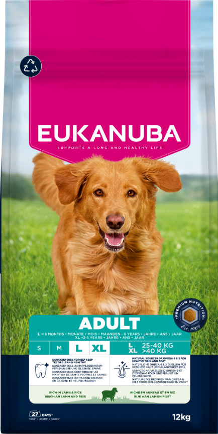 Eukanuba Adult Large mit Lamm & Reis Hundefutter
